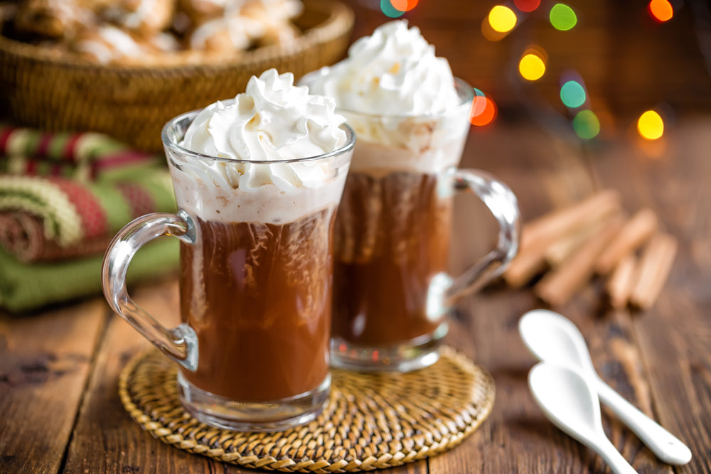 Lavazza rum coffee with butterscotch whipped cream and Christmas cannoli —  Billy and Jack